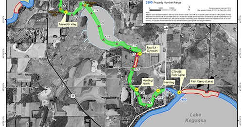 Lower Mud Lake Aquatic Plant Management Plan Map