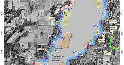Waubesa Aquatic Plant Management Plan Map