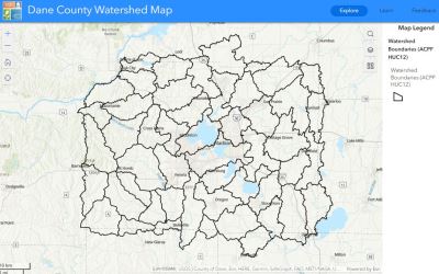 Dane County Watershed Map